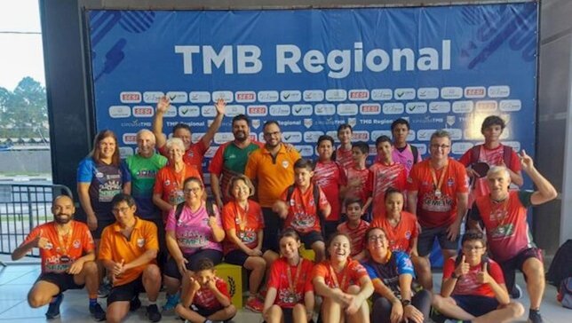 Tênis de Mesa de Pindamonhangaba Conquista Grandes Resultados na 1° Etapa do TMB Regional