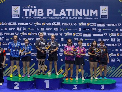 Sogipa/RS garante o ouro do Absoluto C feminino de Equipes de Clubes do TMB Platinum - Campeonato Brasileiro
