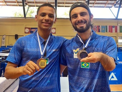 Paulo Henrique Fonseca fatura a prata e Gabriel Antunes conquista bronze no Aberto Paralímpico da Grécia