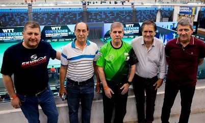 Principais dirigentes do tênis de mesa sul-americano prestigiam o WTT Contender Rio