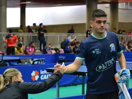 Atleta da AJTM é convocado para seletiva da Seleção Brasileira de tênis de mesa