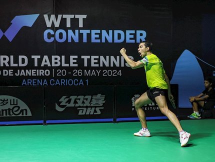 Hugo Calderano vence Yuta Tanaka e está na final do WTT Rio de Janeiro