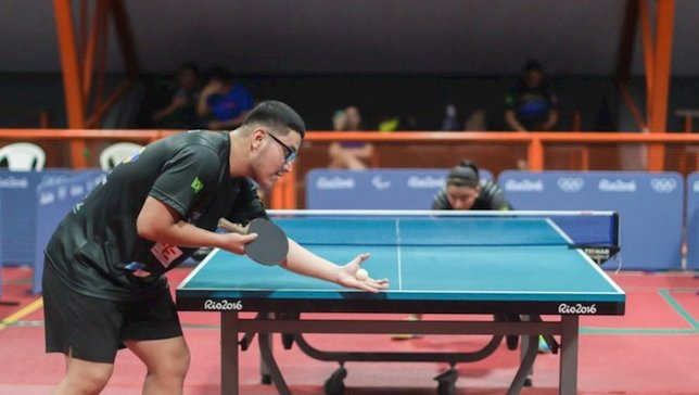 Mesa-tenistas amazonenses competiram na Vila Olímp
