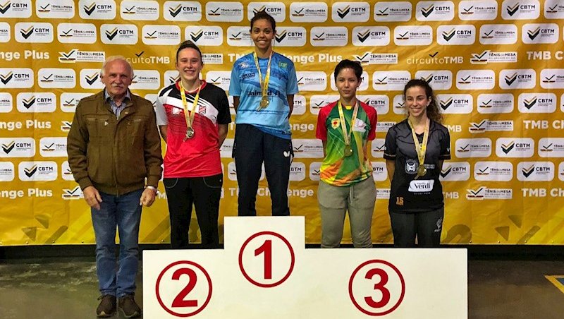 Pódio do Absoluto A Feminino no TMB Challenge Plus
