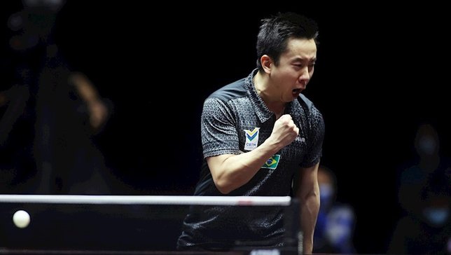 Gustavo Tsuboi vibra em Macau, na vitória sobre o 