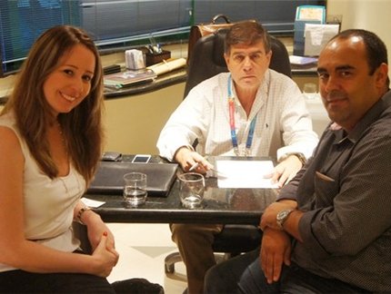Presidente recebe representantes da Clipper Transportes Internacionais