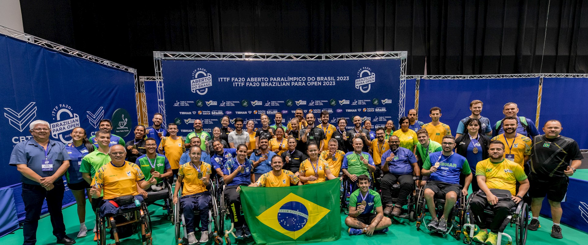 Em casa, Brasil conquista 56 medalhas e quebra recorde de pódios no Aberto Paralímpico