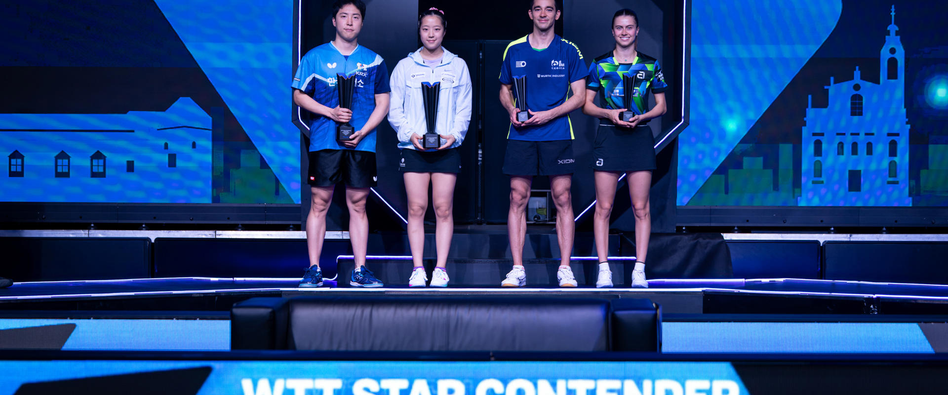 Vice-campeões em Ljubljana em 2025, Hugo Calderano e Bruna Takahashi estreiam no WTT Star Contender 2026 nesta quinta-feira (18)