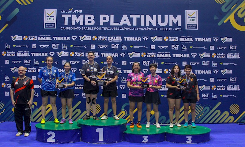 Sogipa/RS vence por 3 a 1 e fica com o título nas Equipes de Clubes Sub-19  Feminino do TMB Platinum - Campeonato Brasileiro - Confederação Brasileira  de Tênis de Mesa