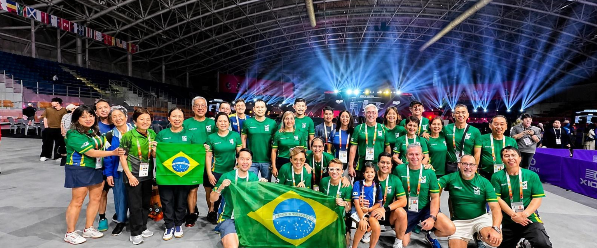 Brasil inicia caminhada no Mundial Master de Tênis de Mesa com 32 atletas na Coreia do Sul