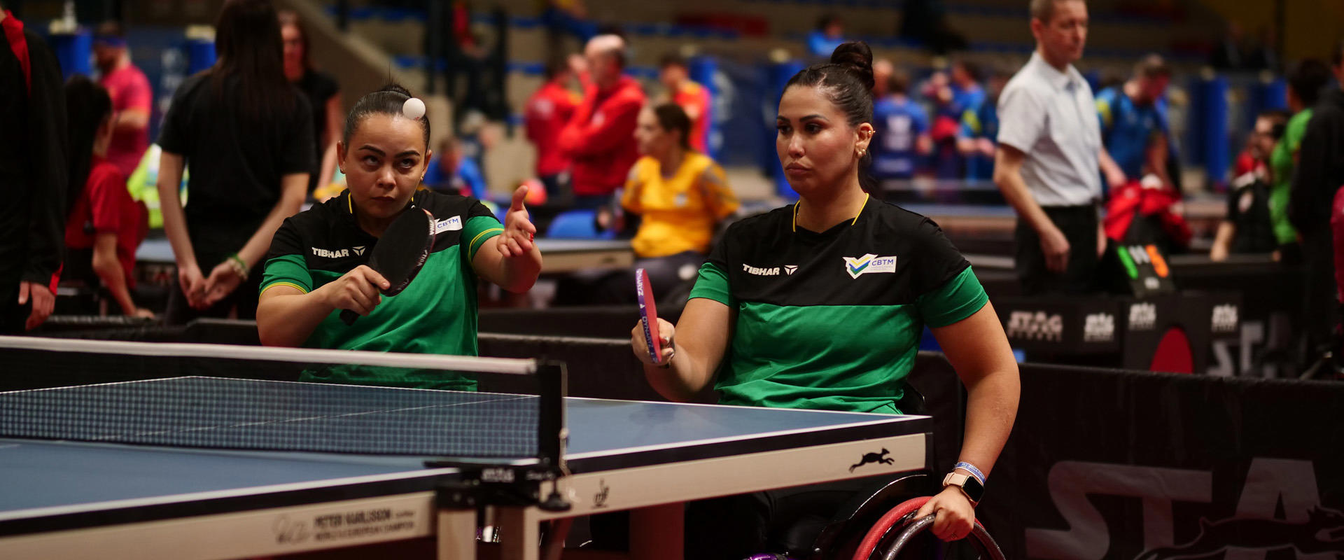 Thais Severo e Marliane Santos avançam à semifinal do ITTF World Para Elite