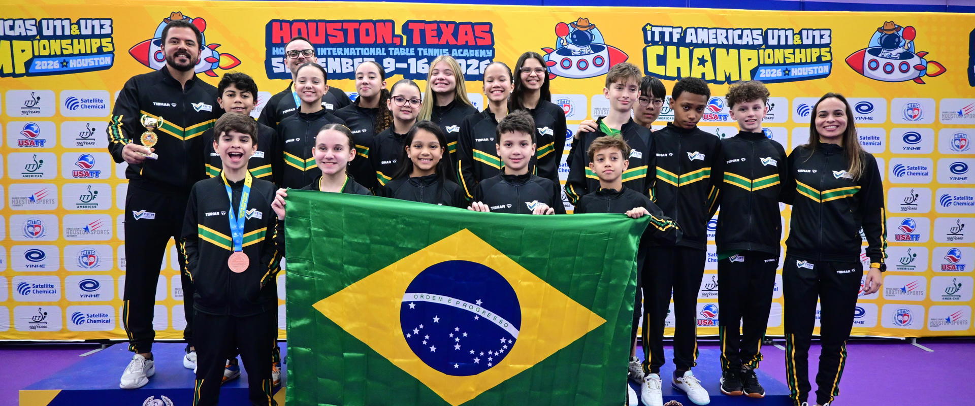 Após bronze por equipes, Brasil inicia disputas individuais no Pan-Americano Sub-11 e Sub-13