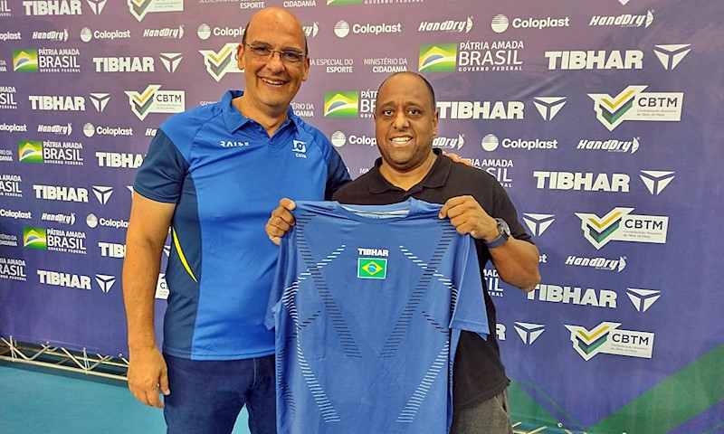 Le secrétaire spécial aux sports visite l’Arena Carioca 2 pendant le camp d’entraînement de l’équipe nationale du Brésil