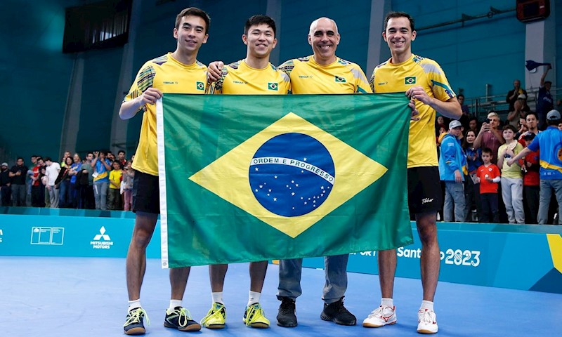 Seleção feminina de ténis de mesa conquista bronze nos Jogos