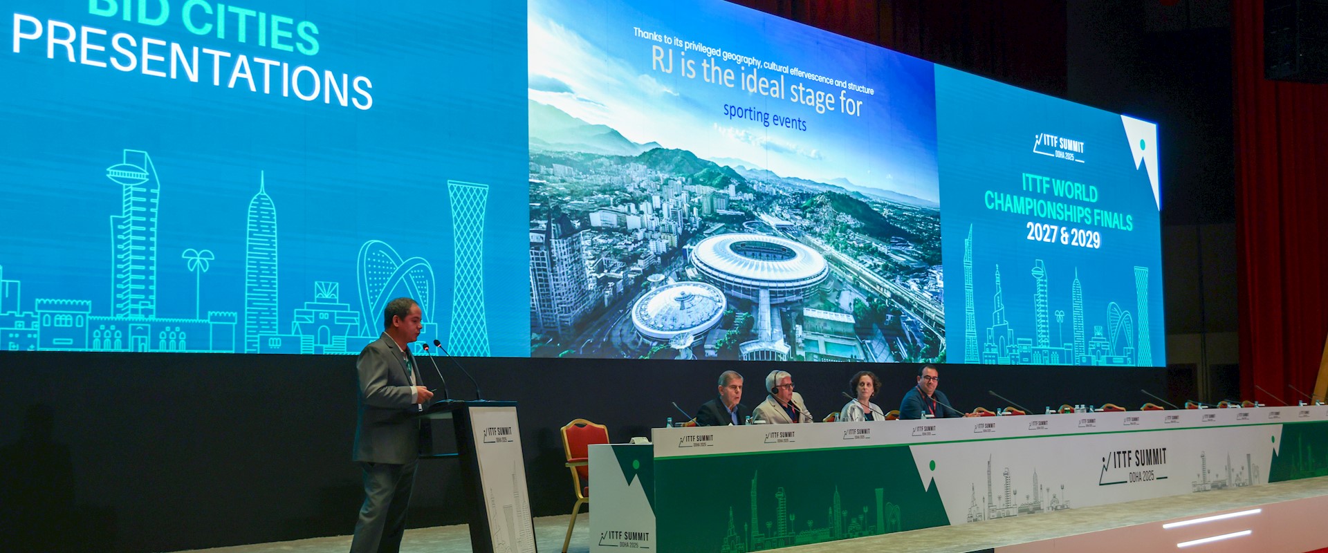 Rio de Janeiro é escolhida como sede do Campeonato Mundial de Tênis de Mesa de 2029