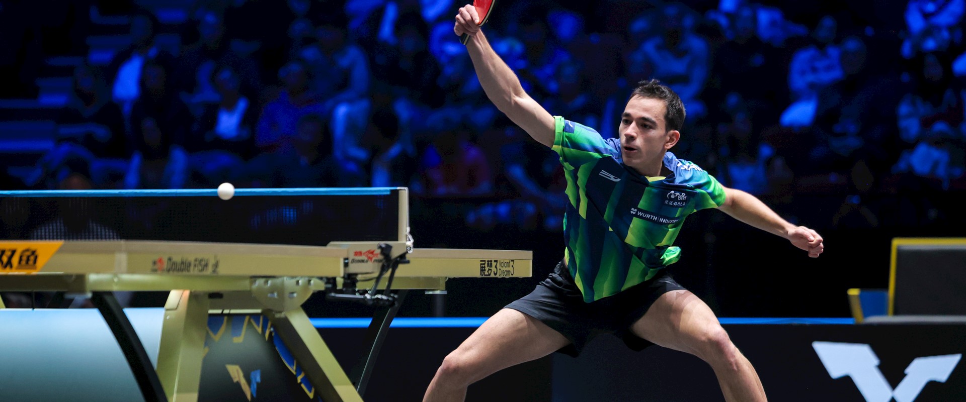 Hugo Calderano encerra participação no Europe Smash com derrota nas quartas de final para Benedikt Duda