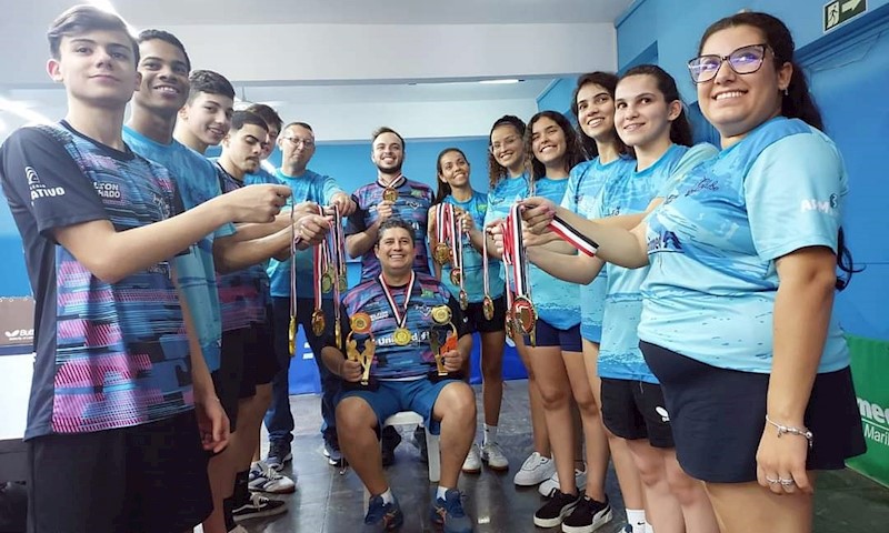 Tênis de Mesa Masculino é campeão dos Jogos Regionais - Mais