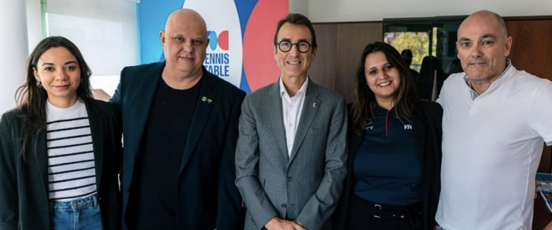 CBTM realiza visita institucional à Federação Francesa de Tênis de Mesa
