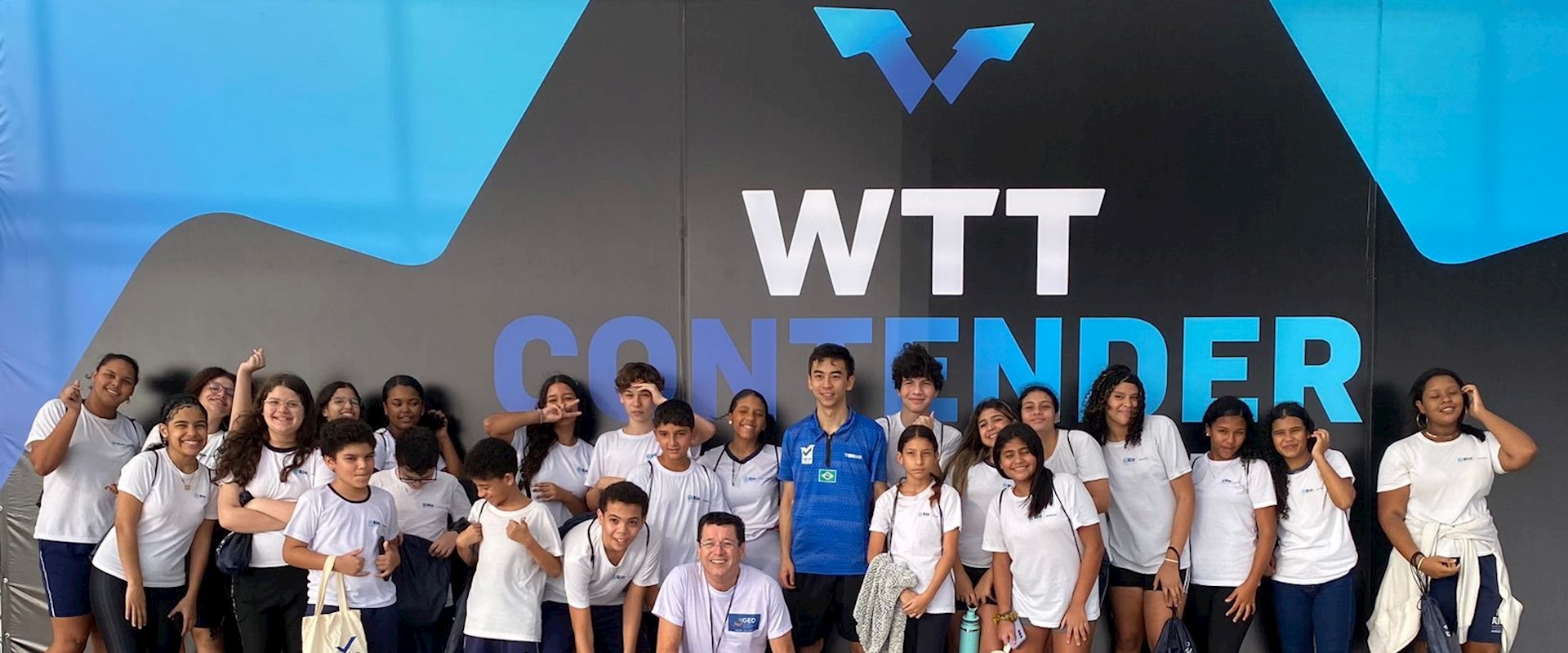 WTT Contender Rio proporciona vivência internacional para alunos de tênis de mesa