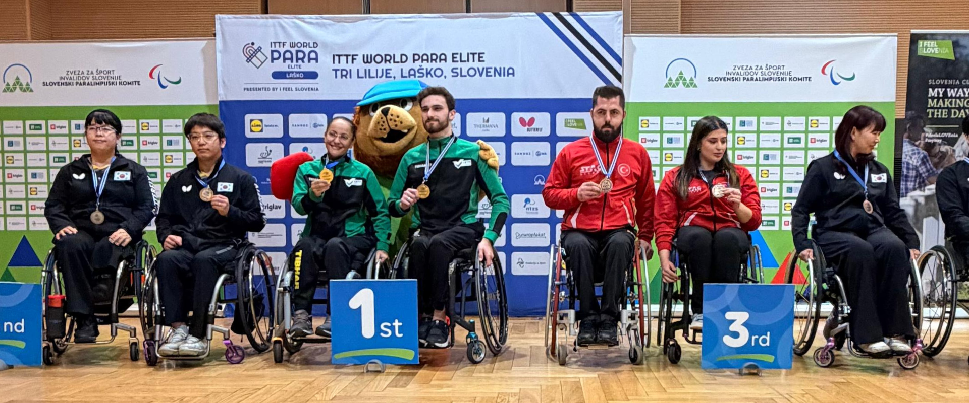 Brasil encerra ITTF World Para Elite Laško 2026 com oito medalhas nas disputas de duplas