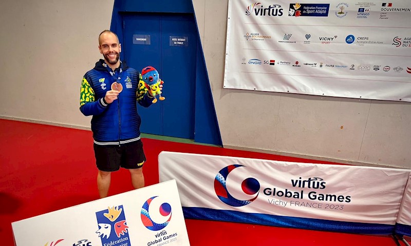 Thiago Gomes gana bronce en dobles en los Global Games de Francia