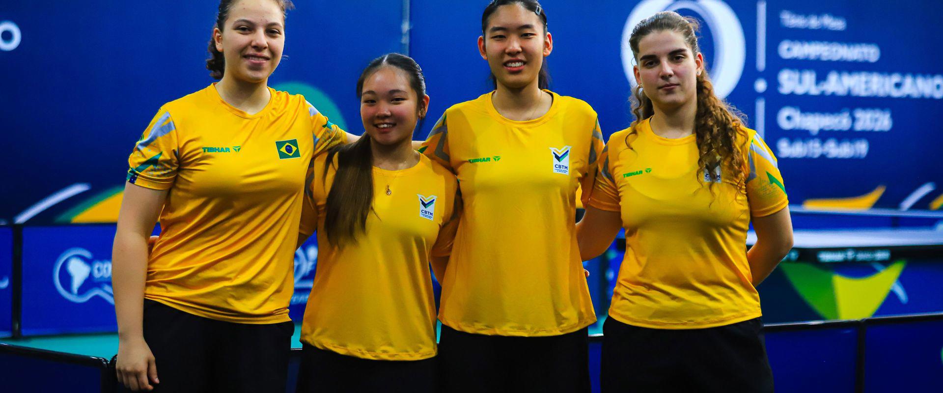 Seleções Brasileiras Sub-15 e Sub-19 estreiam no Campeonato Sul-Americano em Chapecó