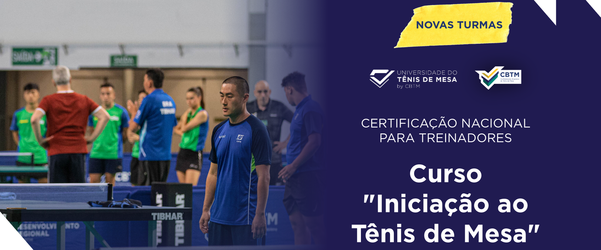 UniTM abre seis novas turmas da Certificação Nacional para Treinadores de Iniciação ao Tênis de Mesa em 2026