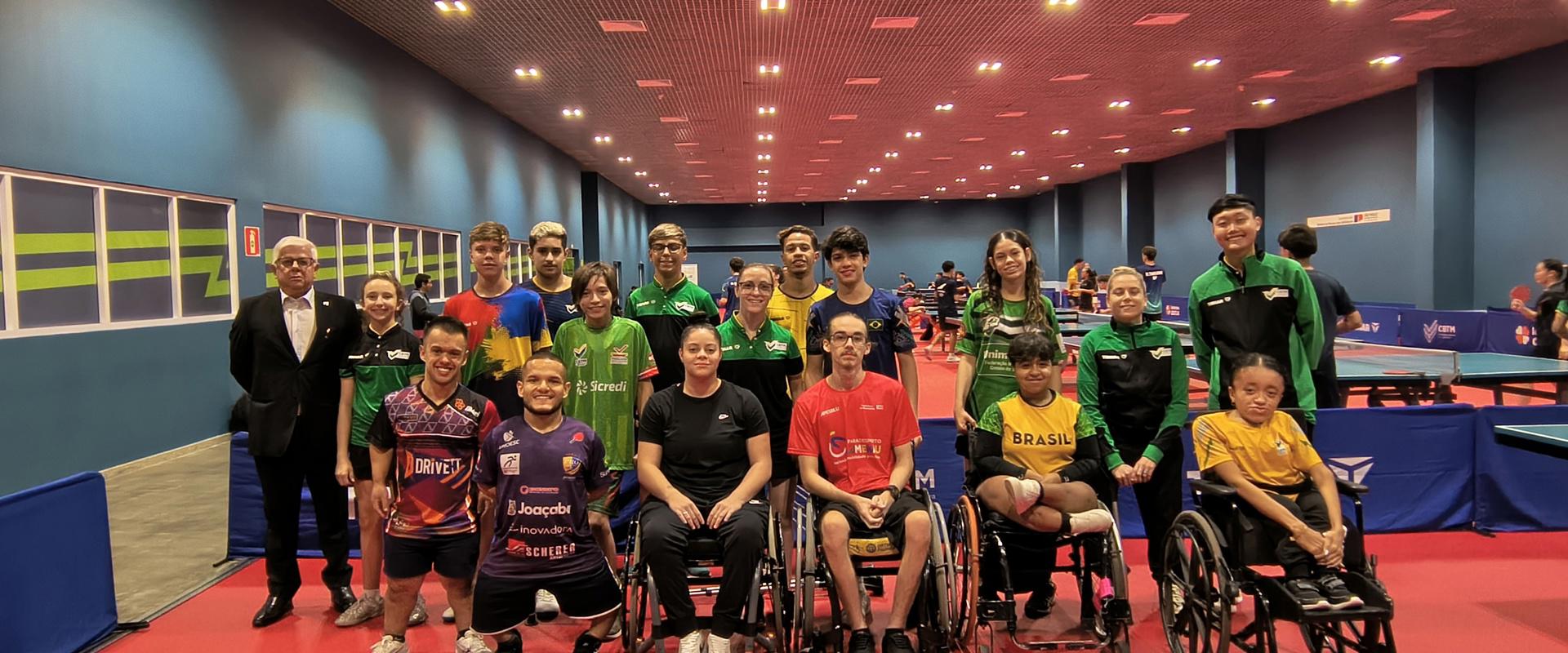 Presidente da CBTM visita treinamentos do projeto paralímpico no CPB