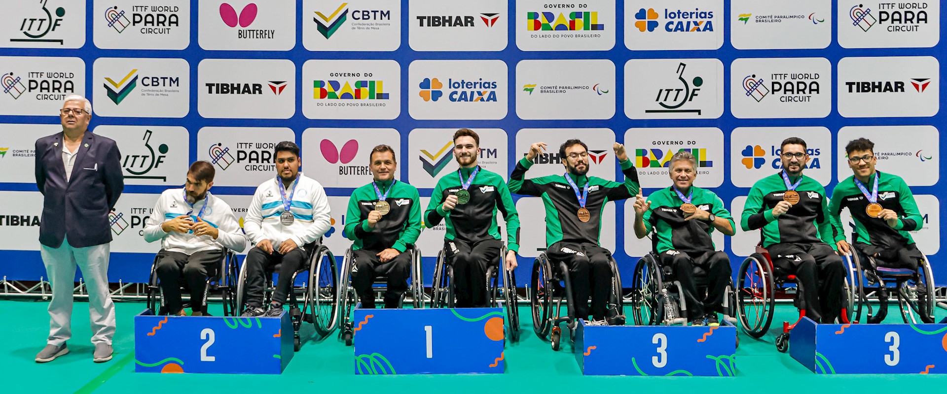 Parapan de São Paulo 2025: Brasil termina competição com 20 medalhas nas duplas