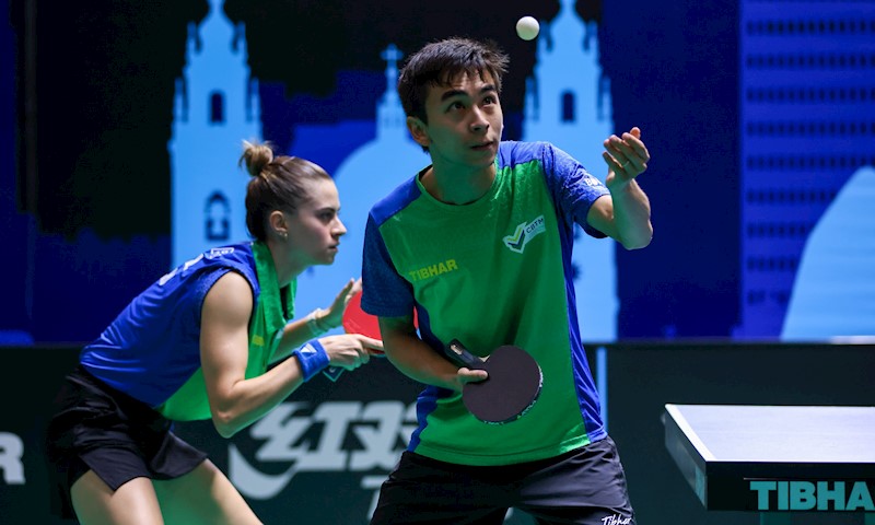 TÊNIS DE MESA NO PAN – Duplas do Brasil garantem três medalhas no primeiro  dia dos Jogos em Santiago - Confederação Brasileira de Tênis de Mesa