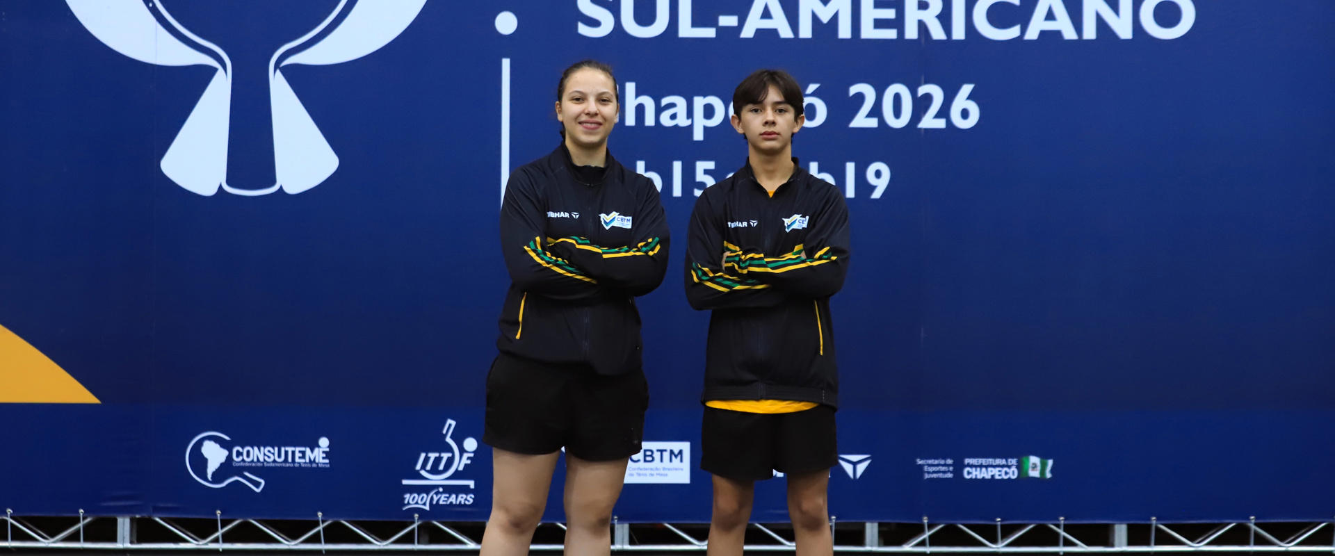 Brasil vive transição de gerações com Felipe Kenzo e Beatriz Fiore no Campeonato Sul-Americano de Chapecó