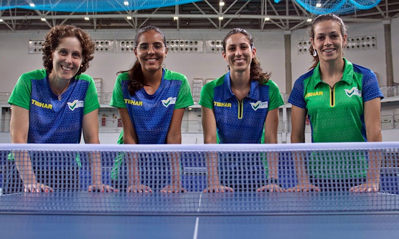 Correio do Brasil  Equipes do Brasil de tênis de mesa garantem vaga