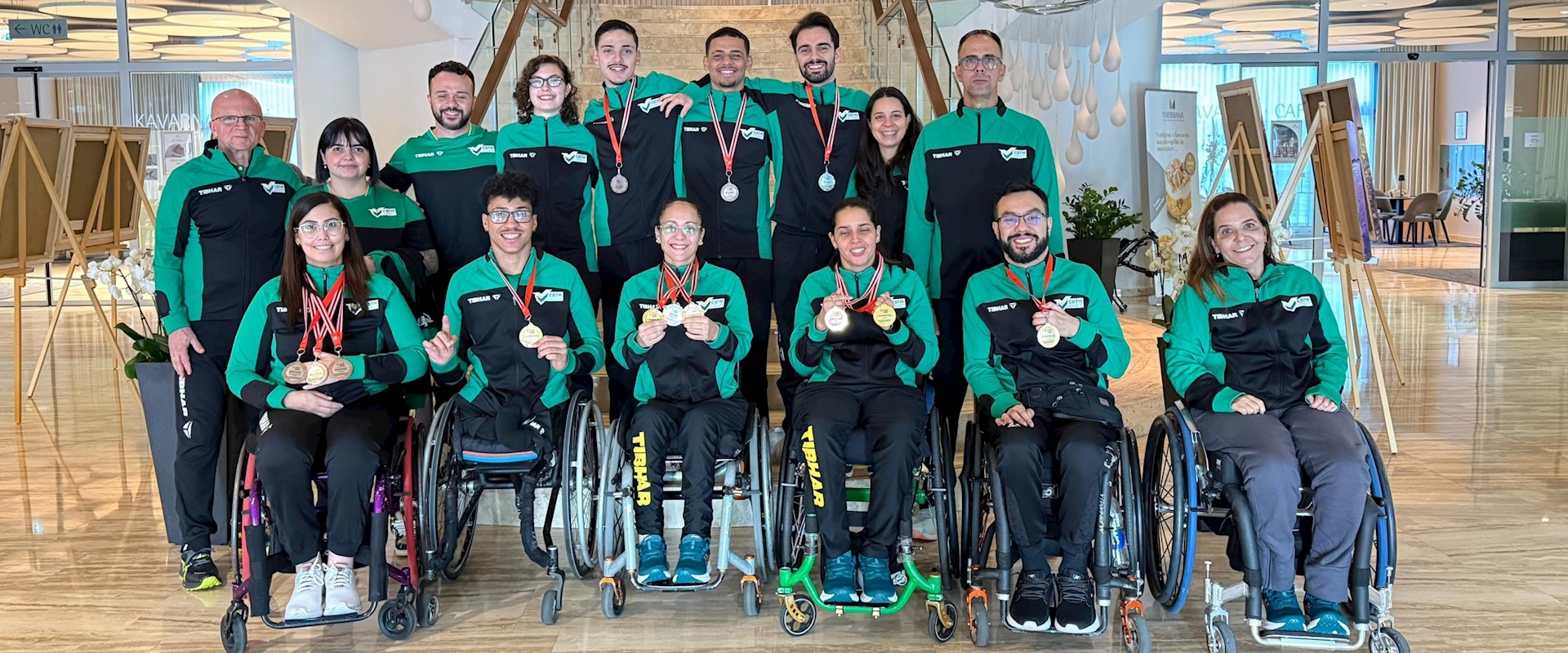 Equipe do Brasil encerra participação no Para Challenger Lasko 2025 com 11 medalhas