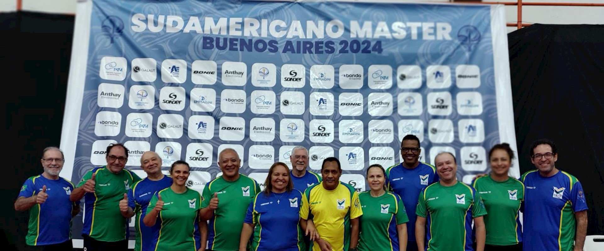 Brasil conquista nove medalhas em Campeonato Sul-Americano de Masters de Tênis de Mesa