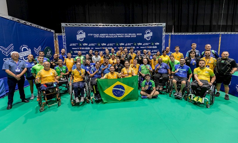 BRASIL - Tênis de Mesa Brasileiro arrasa nos primeiros jogos no Parapan de  Santiago, com 42 vitórias em 51 partidas disputadas - A Notícia Alagoas