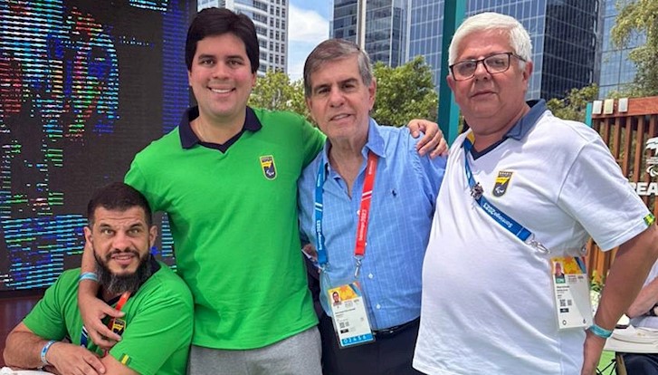 Presidente Alaor Azevedo participa da inauguração de mesa de showdown para  deficientes visuais no CPB - Confederação Brasileira de Tênis de Mesa