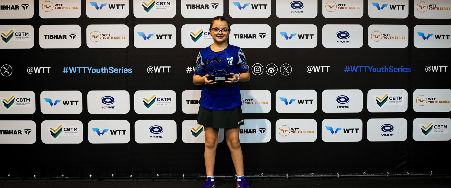 Manuela Rodrigues conquista o título do Sub-11 Feminino no WTT Youth Contender São José 2026
