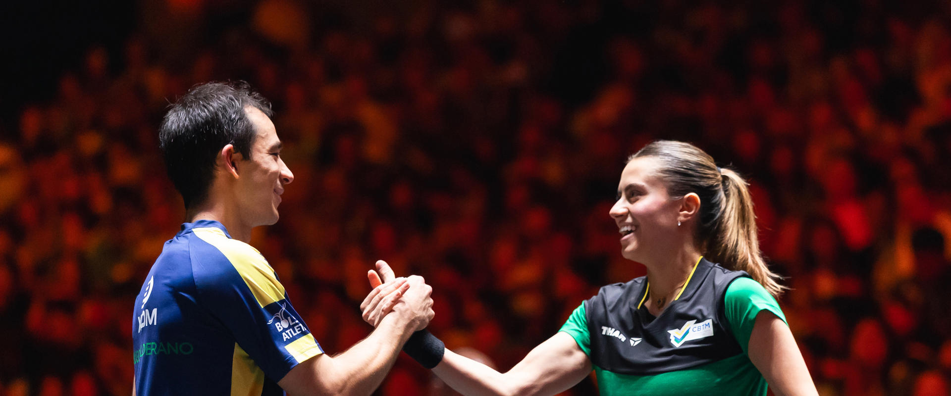 Hugo Calderano e Bruna Takahashi fazem história e vão à final do Smash de Singapura