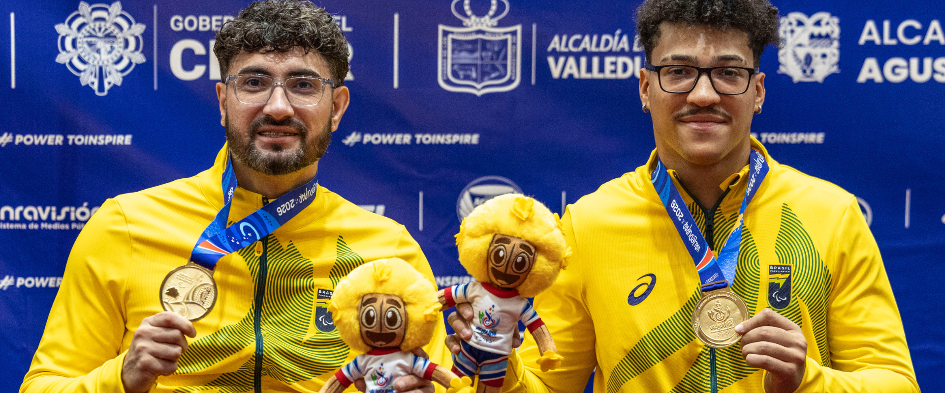 Fábio Silva e Carlos Eduardo conquistam três ouros cada e fecham participação perfeita nos Jogos Parasul-Americanos 2026