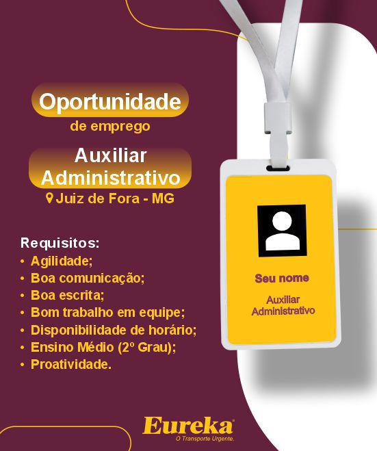 Auxiliar Administrativo Juiz de Fora - MG