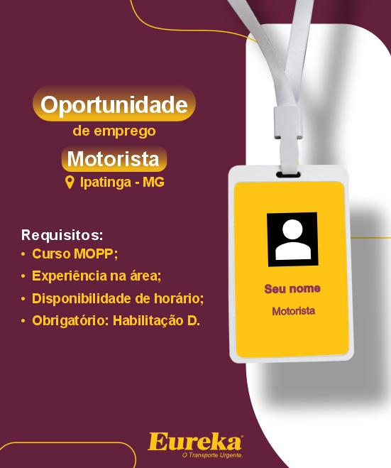 Motorista Ipatinga - MG