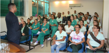 Colaboradores do HAG lotam auditório em última palestra do ano