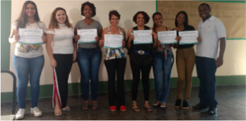 Certificação de voluntários do projeto Arte de Sorrir