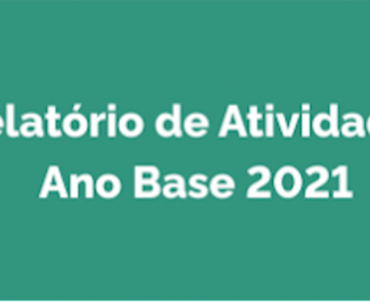 Relatório de Atividades do Ano Base 2021