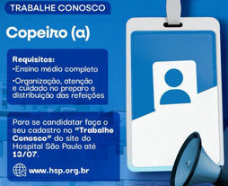 Vaga para Copeiro(a) 