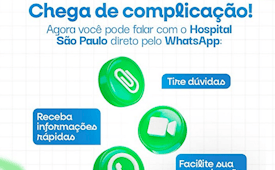 Fale com o Hospital São Paulo pelo Whatsapp