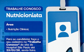 Vaga para Nutricionista