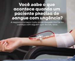 Quando um paciente precisa de sangue com urgência
