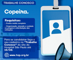 Vaga para Copeiro(a) 