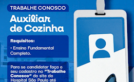 Vaga para Auxiliar de Cozinha